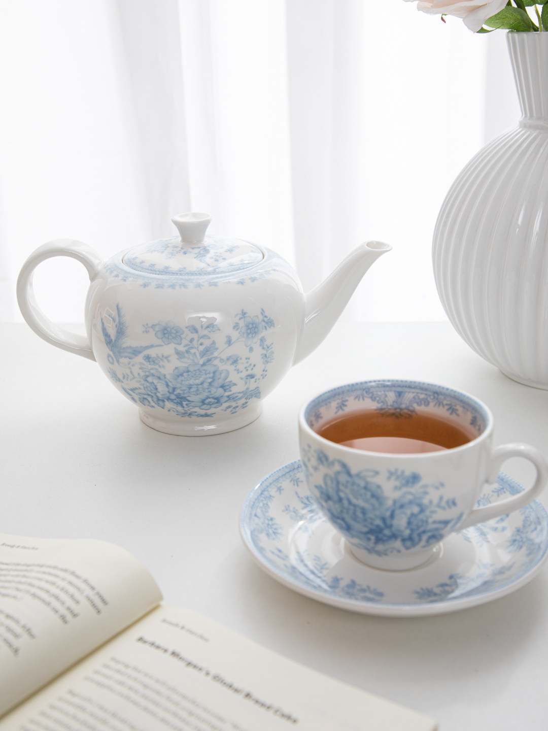 Espresso Cup Saucer - Set cangkir dan tatakan teh sore