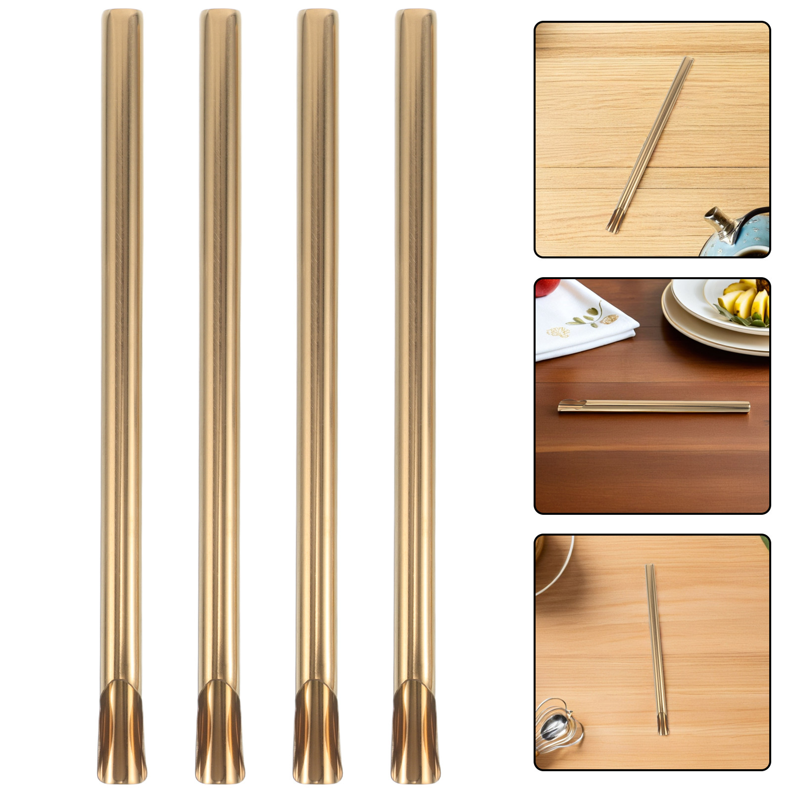 Coffee Tea Festival - 8Pcs Sedotan Smoothie Stainless Steel Ekstra