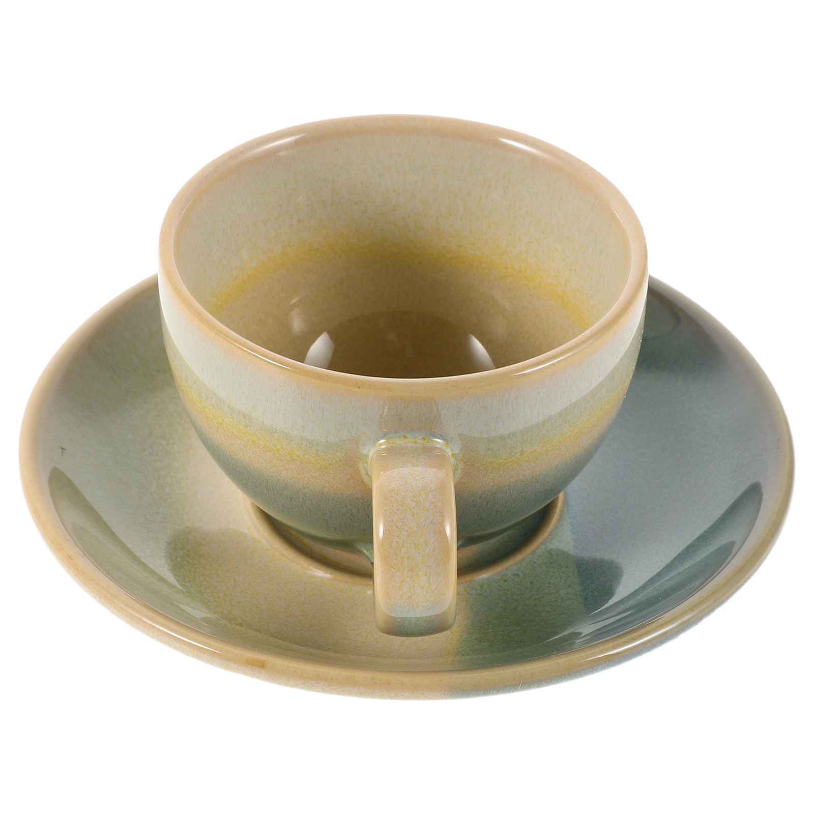 Espresso Cup Saucer - 1 Set Cangkir Kopi Keramik Vintage
