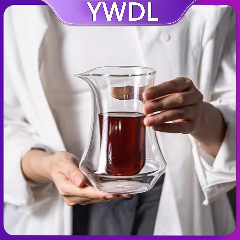 Coffee And Tea Glass - YWDL 300ml Pot Kopi Kaca Dua