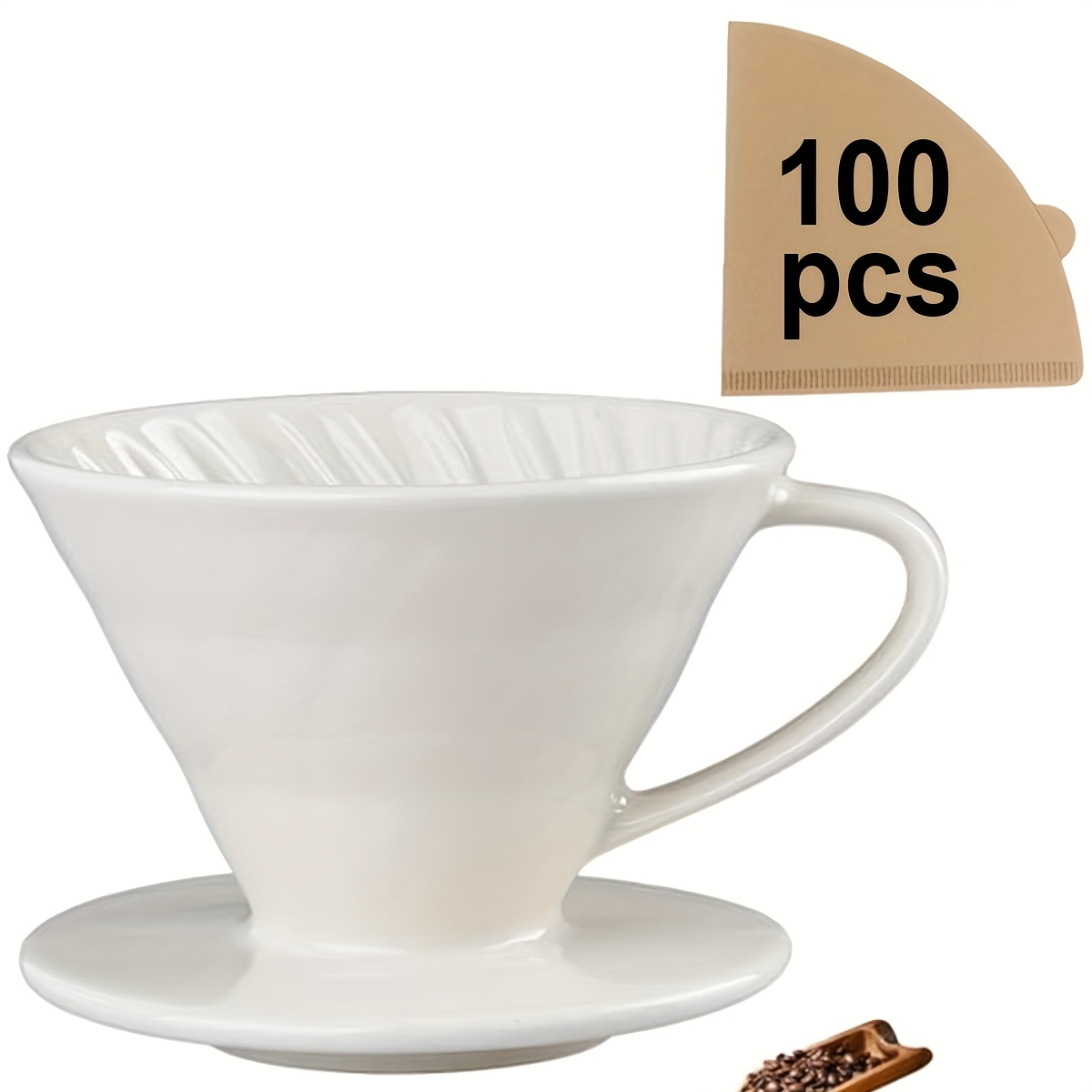 Coffee Tea Paper Cups - Tuangkan Pembuat Kopi, Dripper Filter Kopi