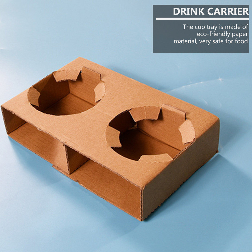 Coffee Tea Paper Cups - 10 Buah Baki Pembawa Minuman Kertas
