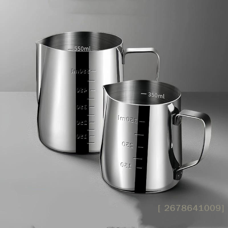 Barista Milk Jug - ⚑ 350ml/600ml Pitcher Susu Stainless Steel
