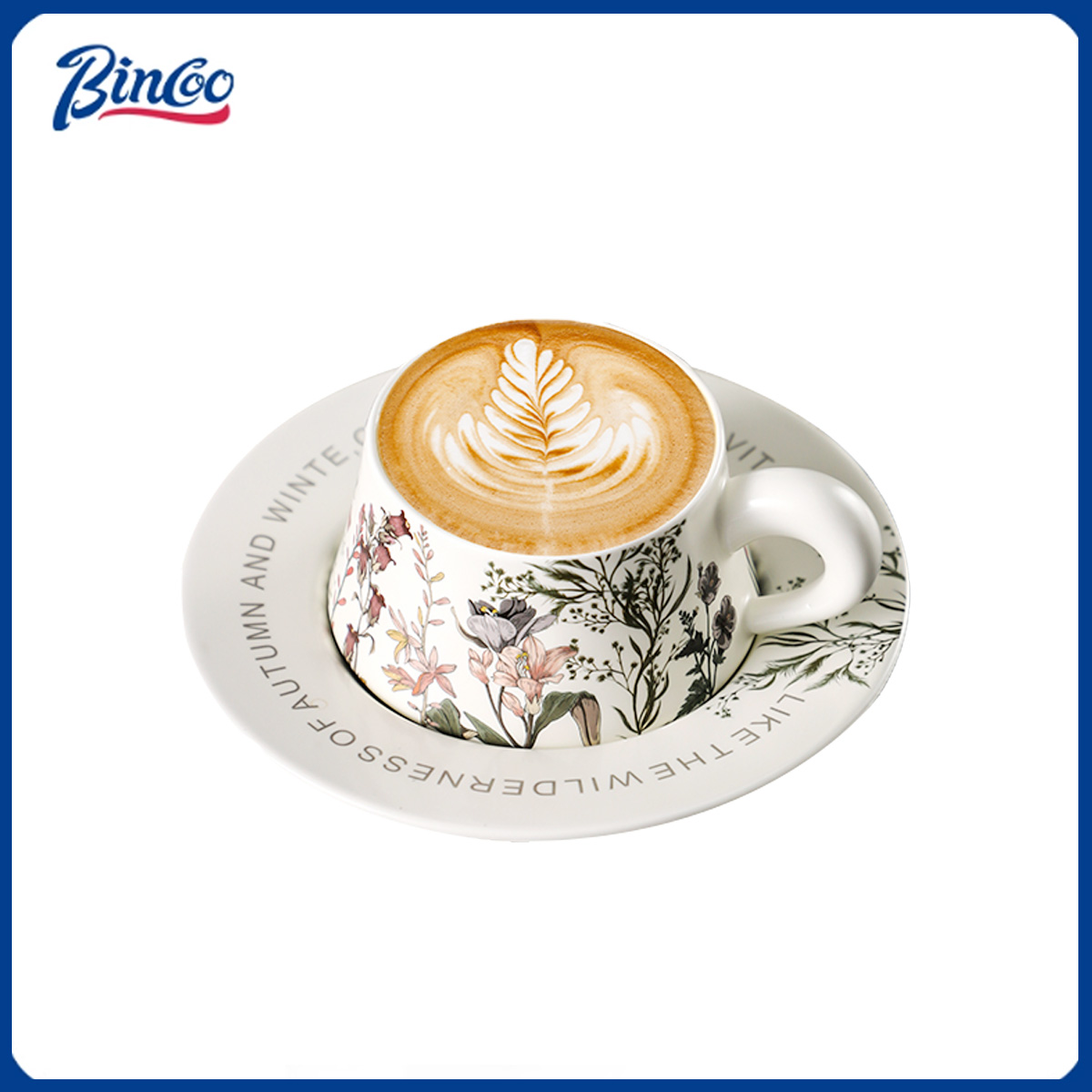Coffee Tea Home - BINCOO 260ml Cangkir Kopi Keramik dengan
