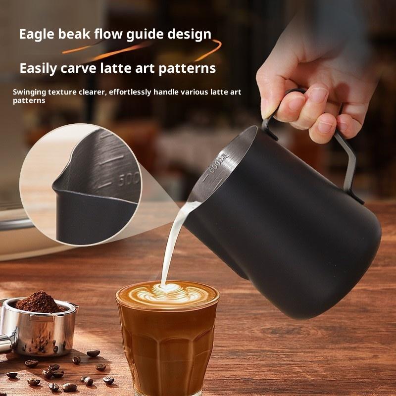 Barista Milk Jug - 350/600ML Pitcher Susu Kopi Stainless Steel
