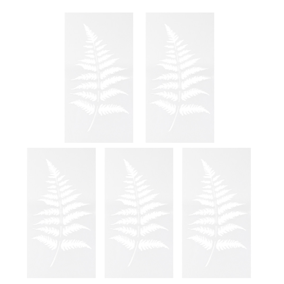 Coffee Stencil Art - 5Pcs Set Stensil Daun Tanaman Berkualitas