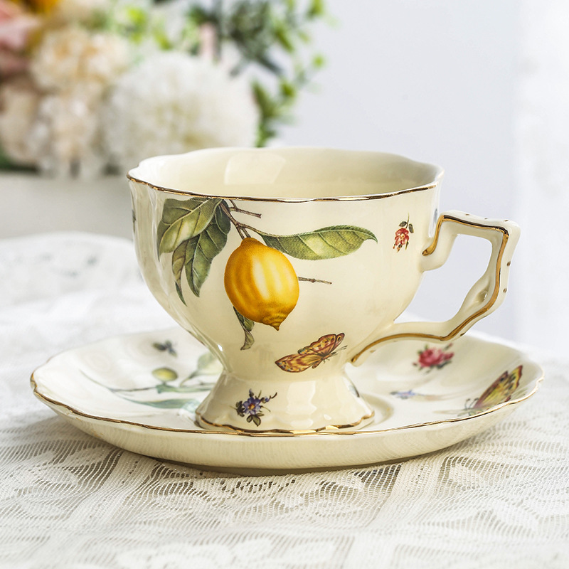 Espresso Cup Saucer - Set Cangkir dan Piring Kopi Teko