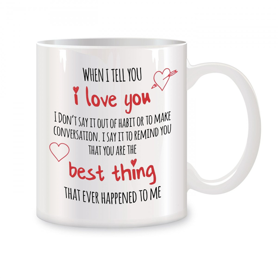 Coffee Tea Love - I Love You, You adalah mug