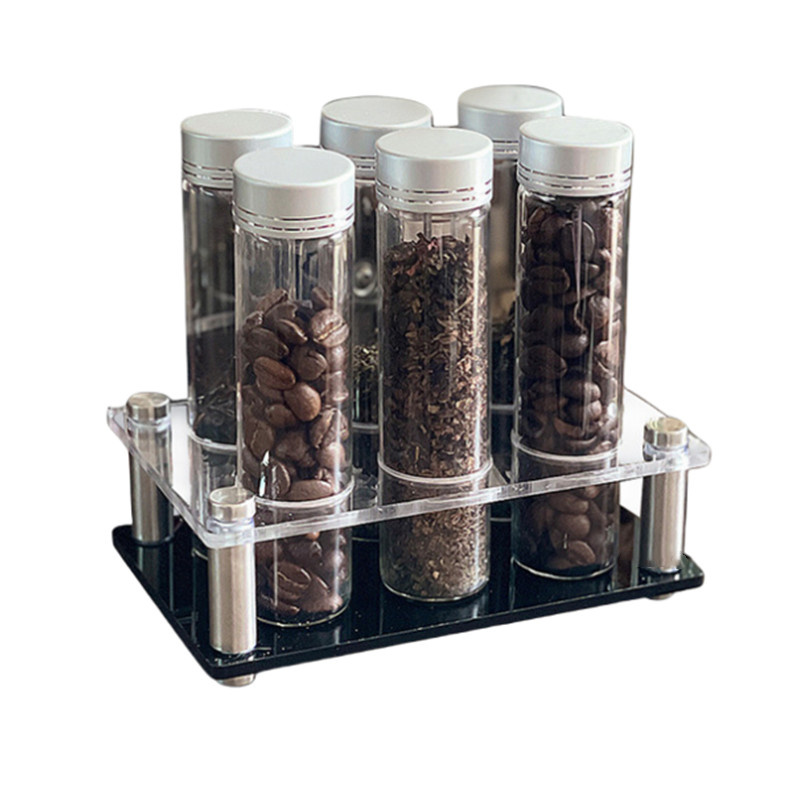 Coffee Tea Jars - Wadah Penyimpanan Biji Kopi Rak Display