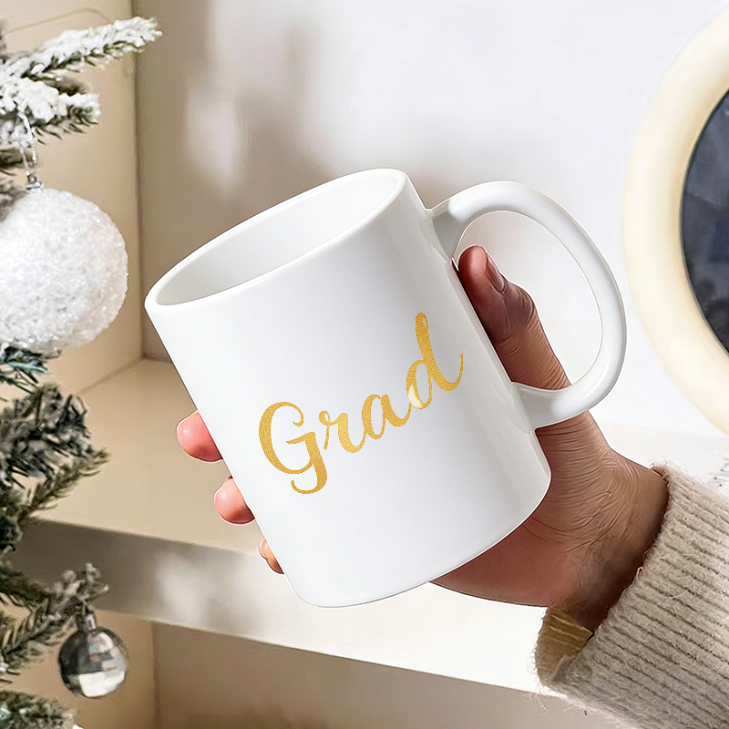 Mug keramik 'Grad' dengan tuli - Coffee Tea Font ulasan dan harga