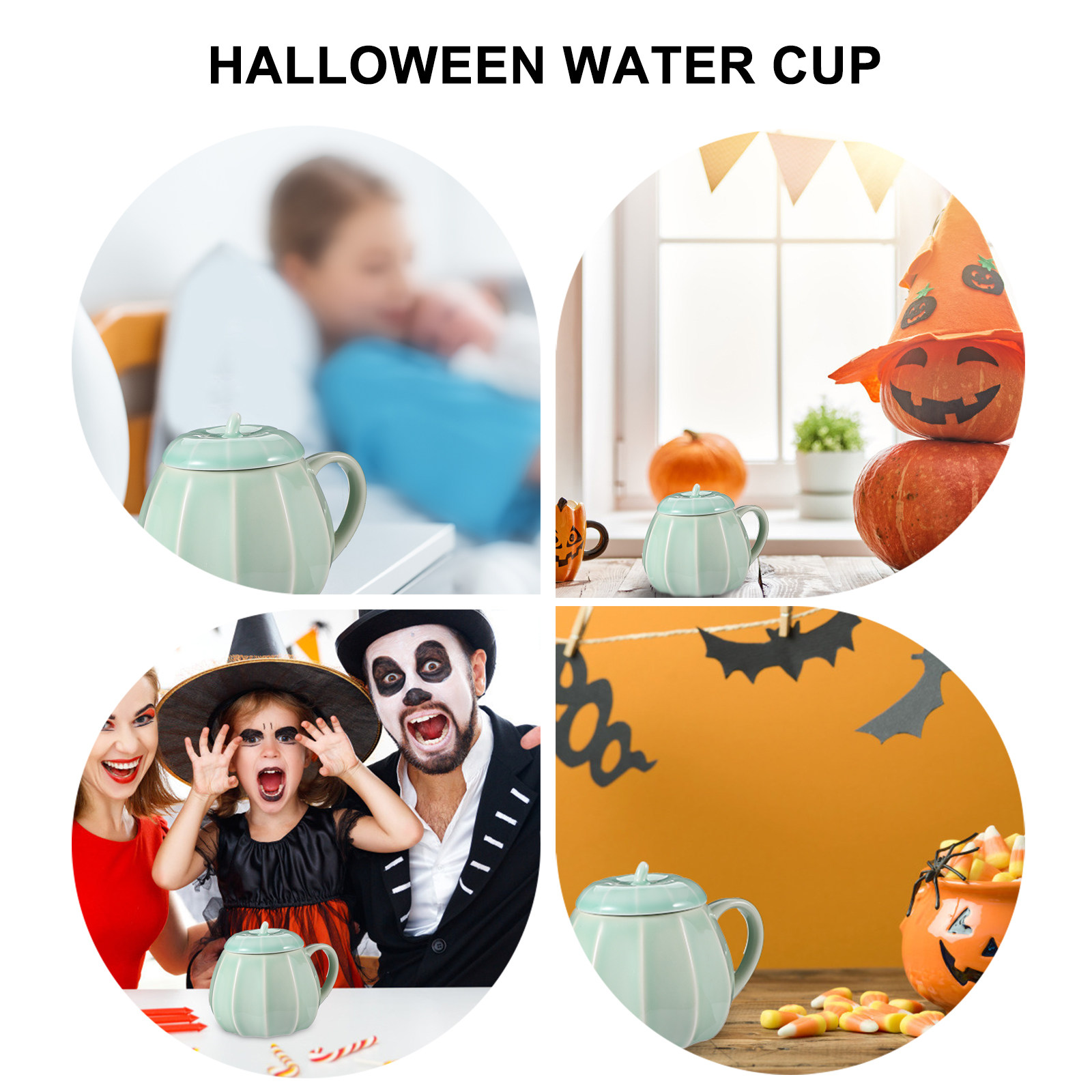 1Pcs Mug Berbentuk Labu Hallow - Coffee Tea Festival ulasan dan harga