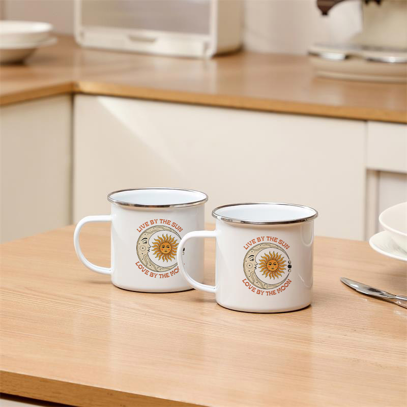 Cangkir Enamel Lucu Bergaya Bo - Coffee Tea Festival ulasan dan harga