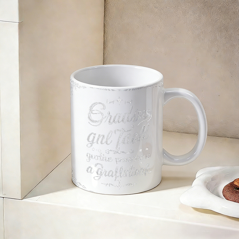 Mug keramik dengan font dekora - Coffee Tea Font ulasan dan harga