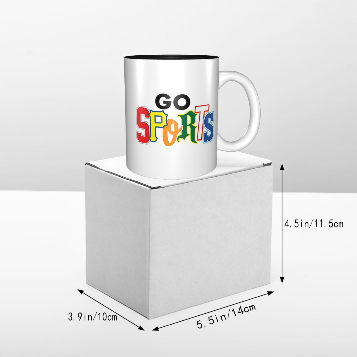 Go Sports Mug Gaya Huruf Berbe - Coffee Tea Font ulasan dan harga