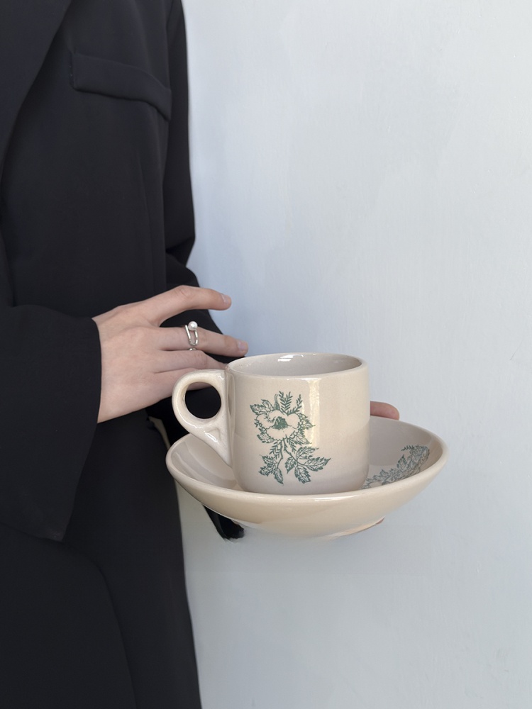 Cangkir Kopi Keramik Daun Hija - Coffee Tea And Leaf ulasan dan harga