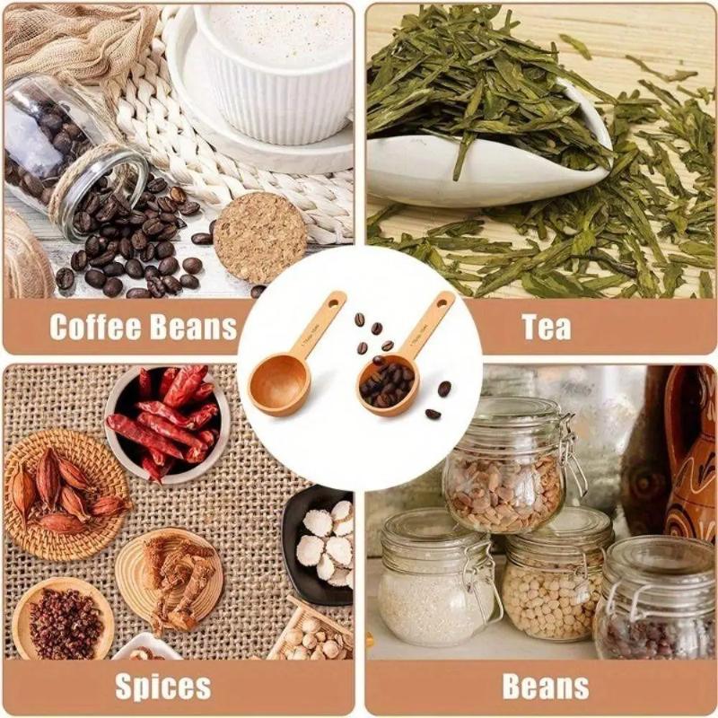 Sendok Takar Kayu Individu Bar - Coffee Tea Uses ulasan dan harga