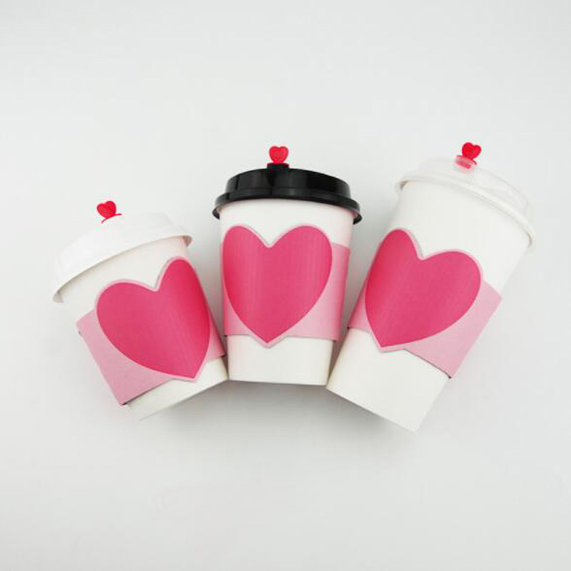 100Pcs Disposable Cup Lengan u - Coffee Tea Paper Cups ulasan dan harga