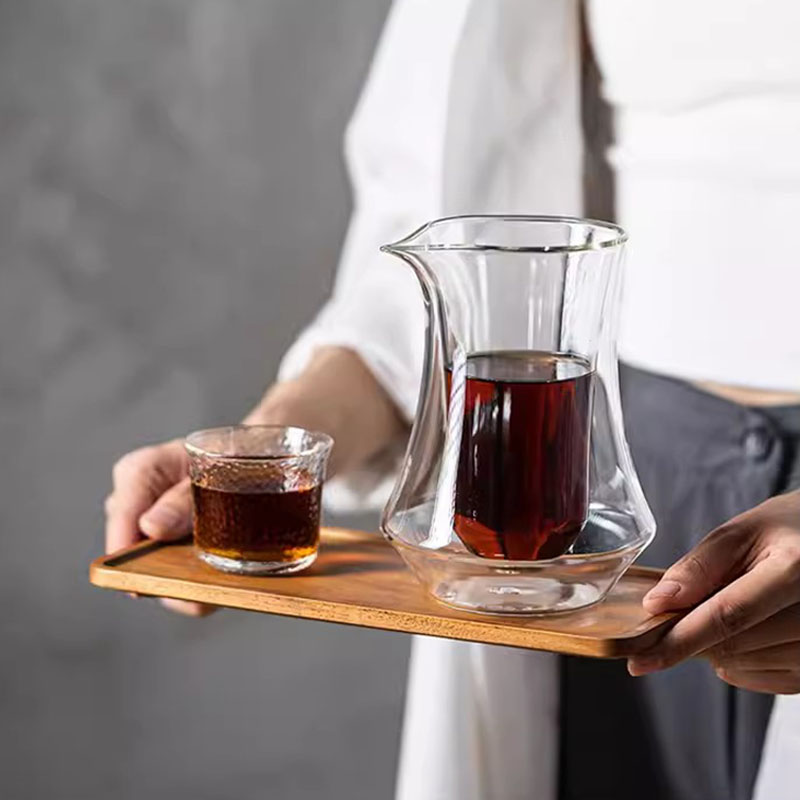 YWDL 300ml Pot Kopi Kaca Dua L - Coffee And Tea Glass ulasan dan harga