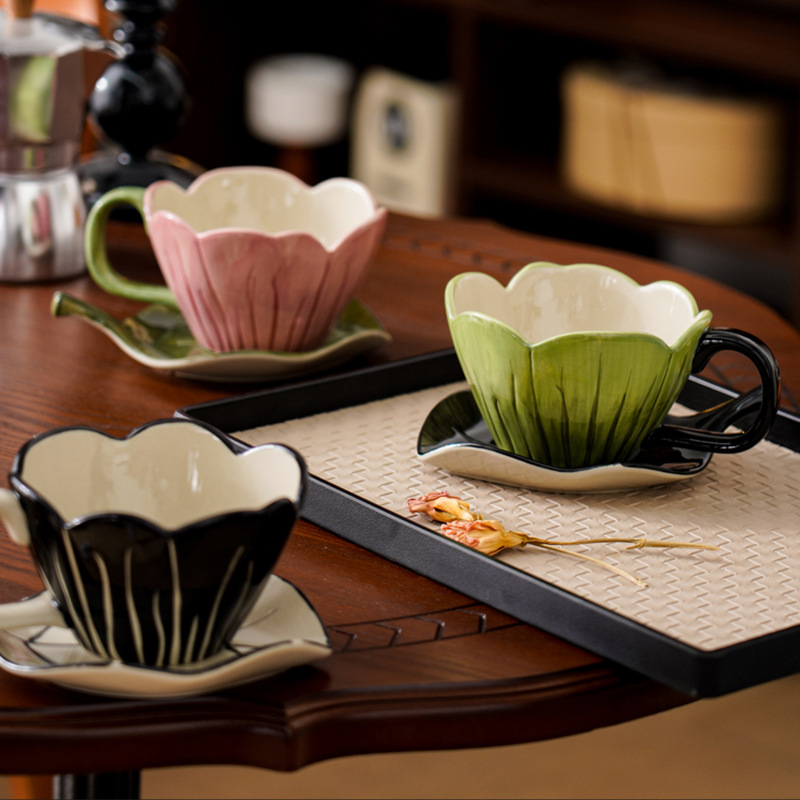 Set Piring Cangkir Kopi Yang D - Coffee Tea And Leaf ulasan dan harga