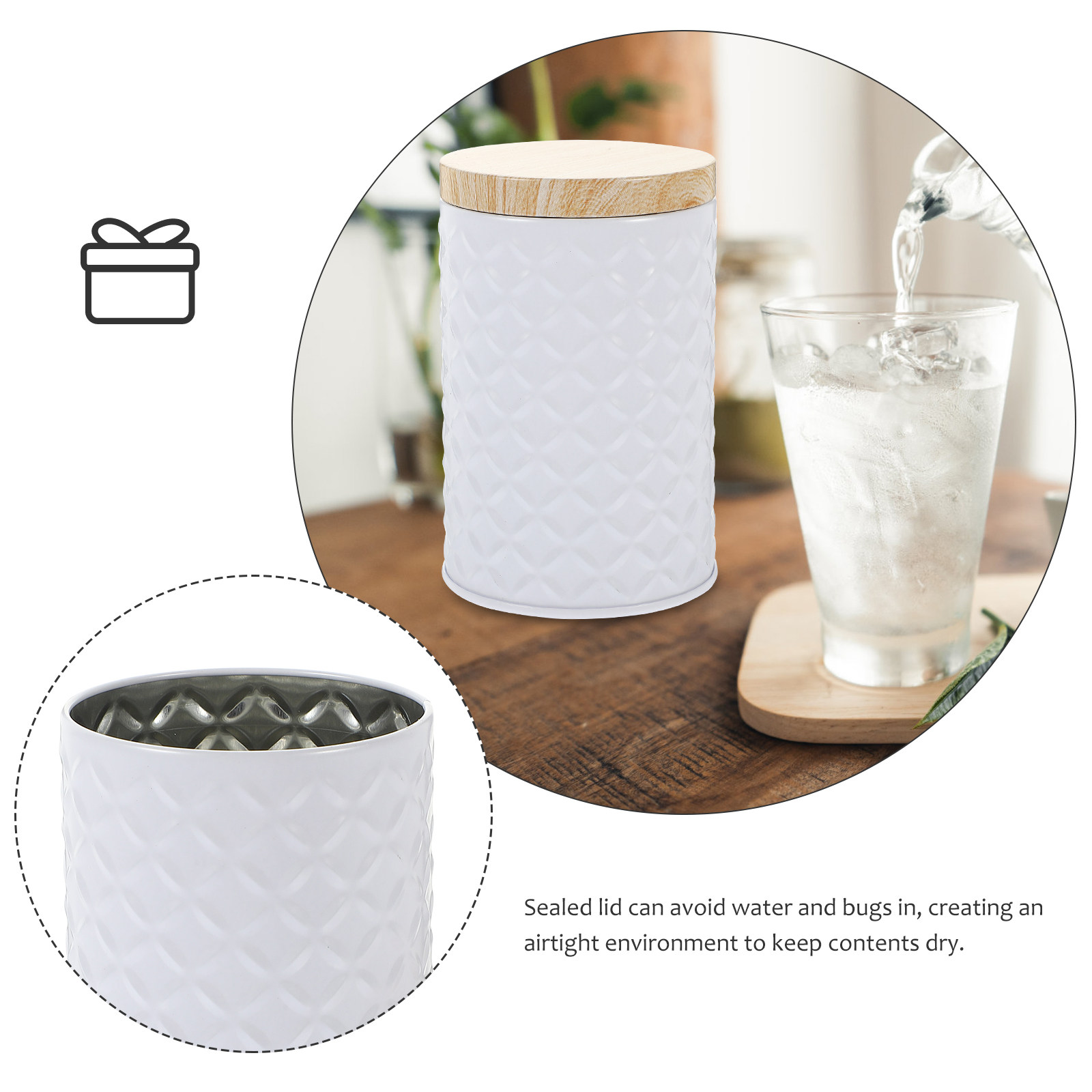 2 Buah Wadah Penyimpanan dari  - Coffee Tea Jars ulasan dan harga