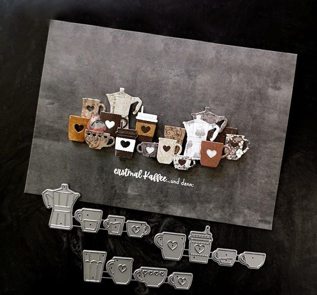 Catlove Cangkir Kopi Metal Cut - Coffee Stencil Art ulasan dan harga