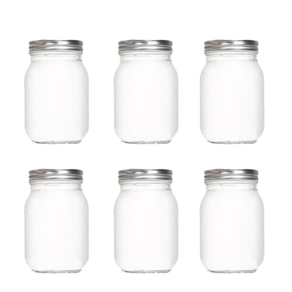 6 Buah Stoples Kaca Bulat Tran - Coffee Tea Jars ulasan dan harga