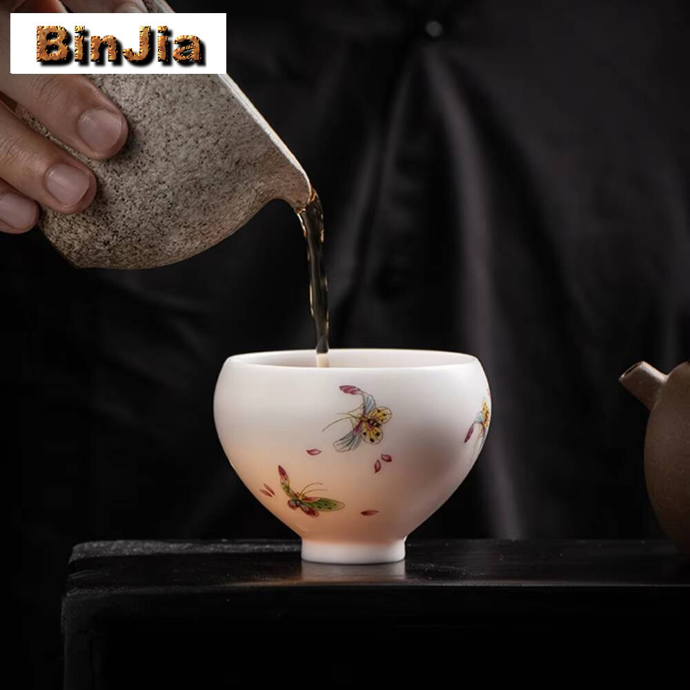 Cangkir Teh Porselen Putih Jad - Coffee Tea Love ulasan dan harga