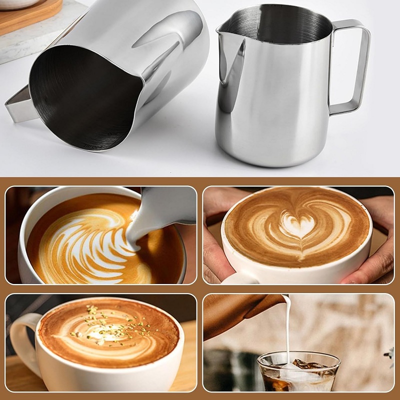 350/600/900Ml Jug Pengocok Sus - Barista Milk Jug ulasan dan harga