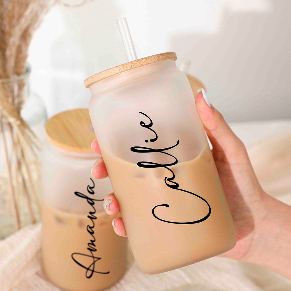 Gelas Sedotan Berlapis Bambu d - Coffee Tea Font ulasan dan harga