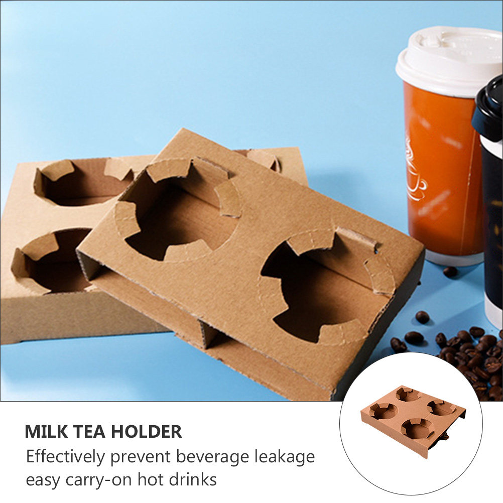 10 Buah Baki Pembawa Minuman K - Coffee Tea Paper Cups ulasan dan harga