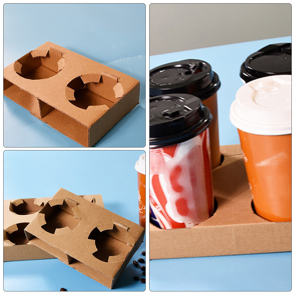 10 Buah Baki Pembawa Minuman K - Coffee Tea Paper Cups ulasan dan harga
