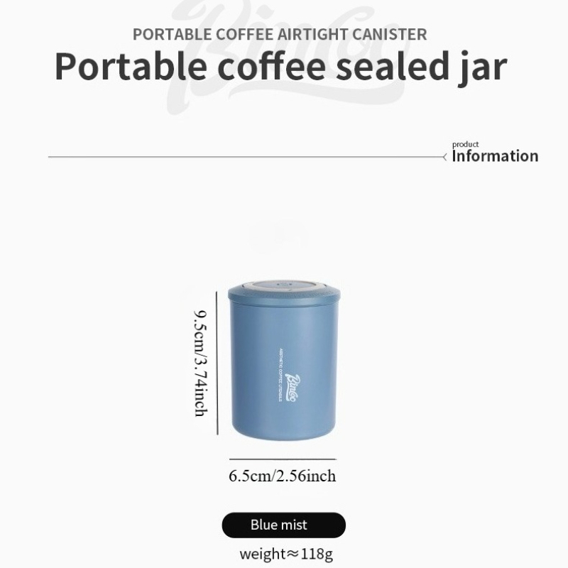 Toples Kopi Kedap Udara Bincoo - Coffee Tea Jars ulasan dan harga
