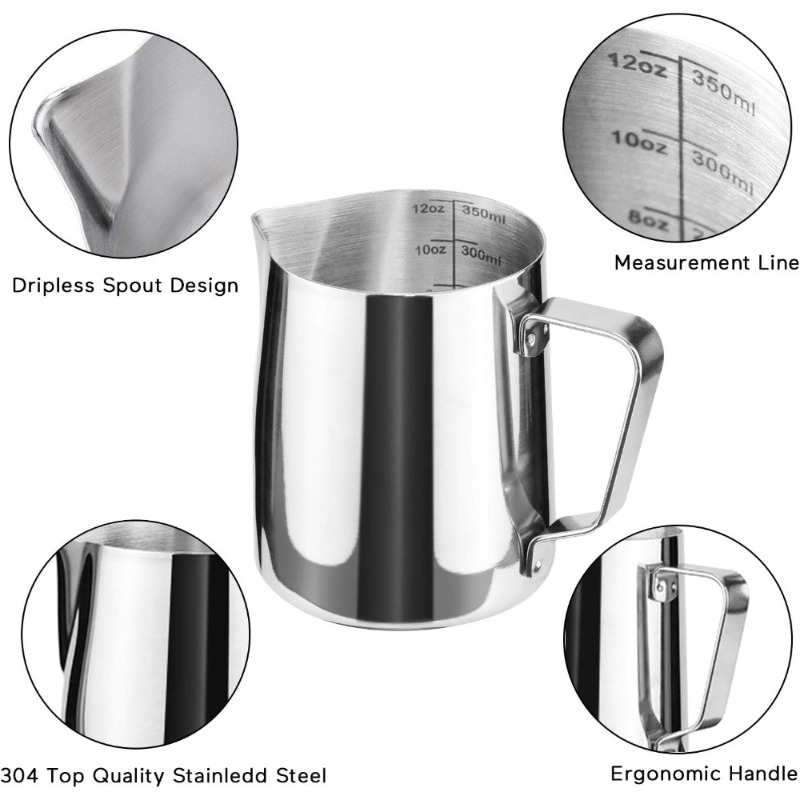 Pitcher Pembuat Busa Susu, Pit - Barista Milk Jug ulasan dan harga