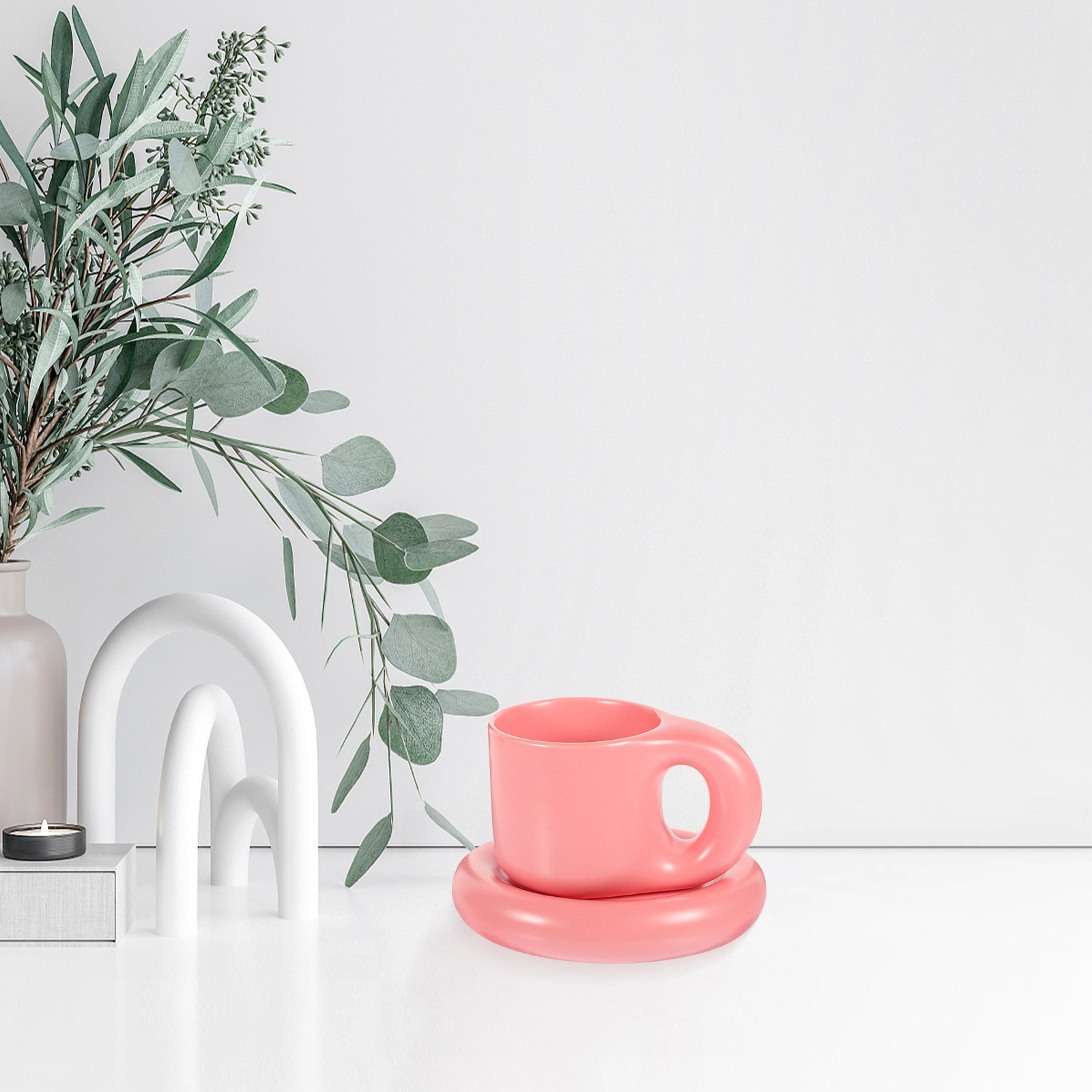 Set Cangkir Kopi Keramik denga - Coffee Tea Home ulasan dan harga