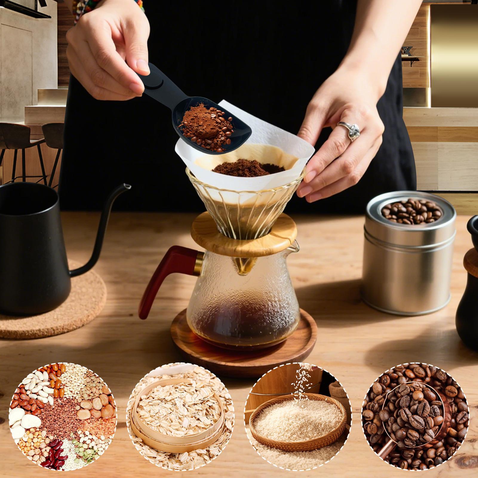 Sendok Kopi dengan Klip Sendok - Coffee Tea Bean Leaf ulasan dan harga