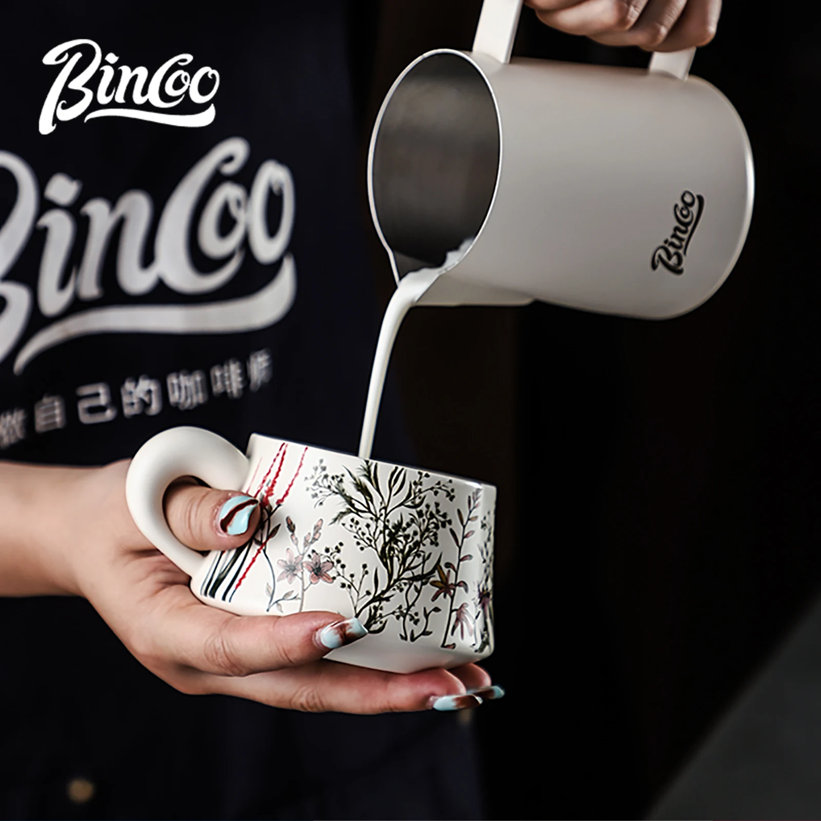 BINCOO 260ml Cangkir Kopi Kera - Coffee Tea Home ulasan dan harga