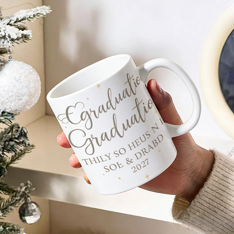 Mug Keramik Berhias Huruf & Bi - Coffee Tea Font ulasan dan harga