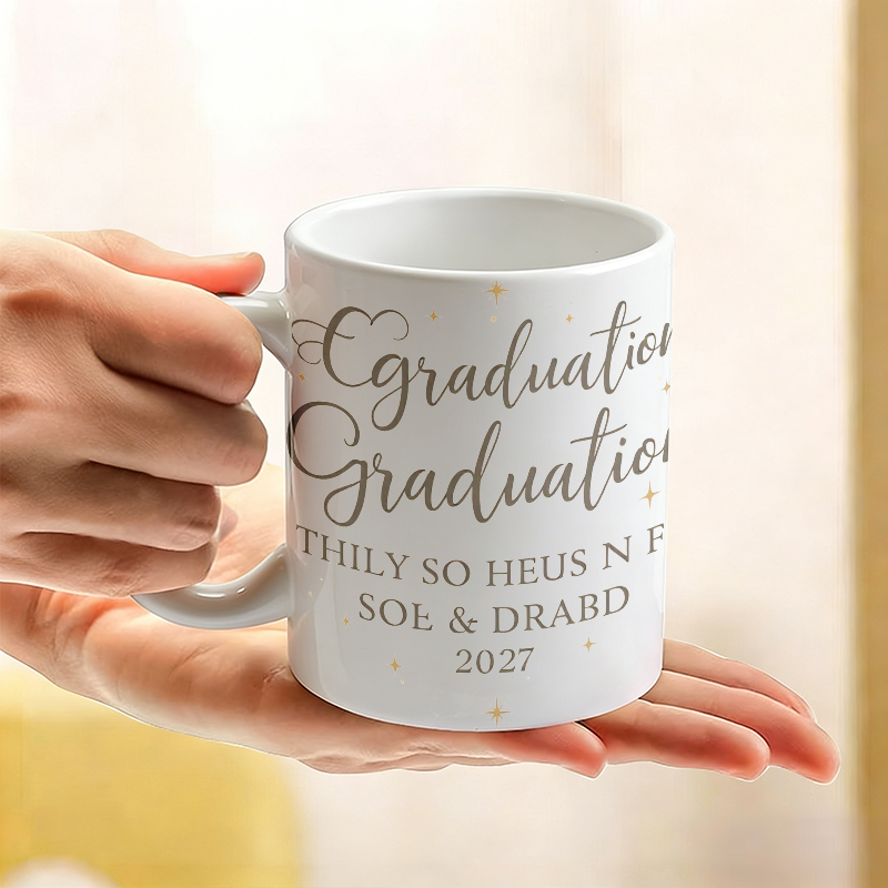 Mug Keramik Berhias Huruf & Bi - Coffee Tea Font ulasan dan harga