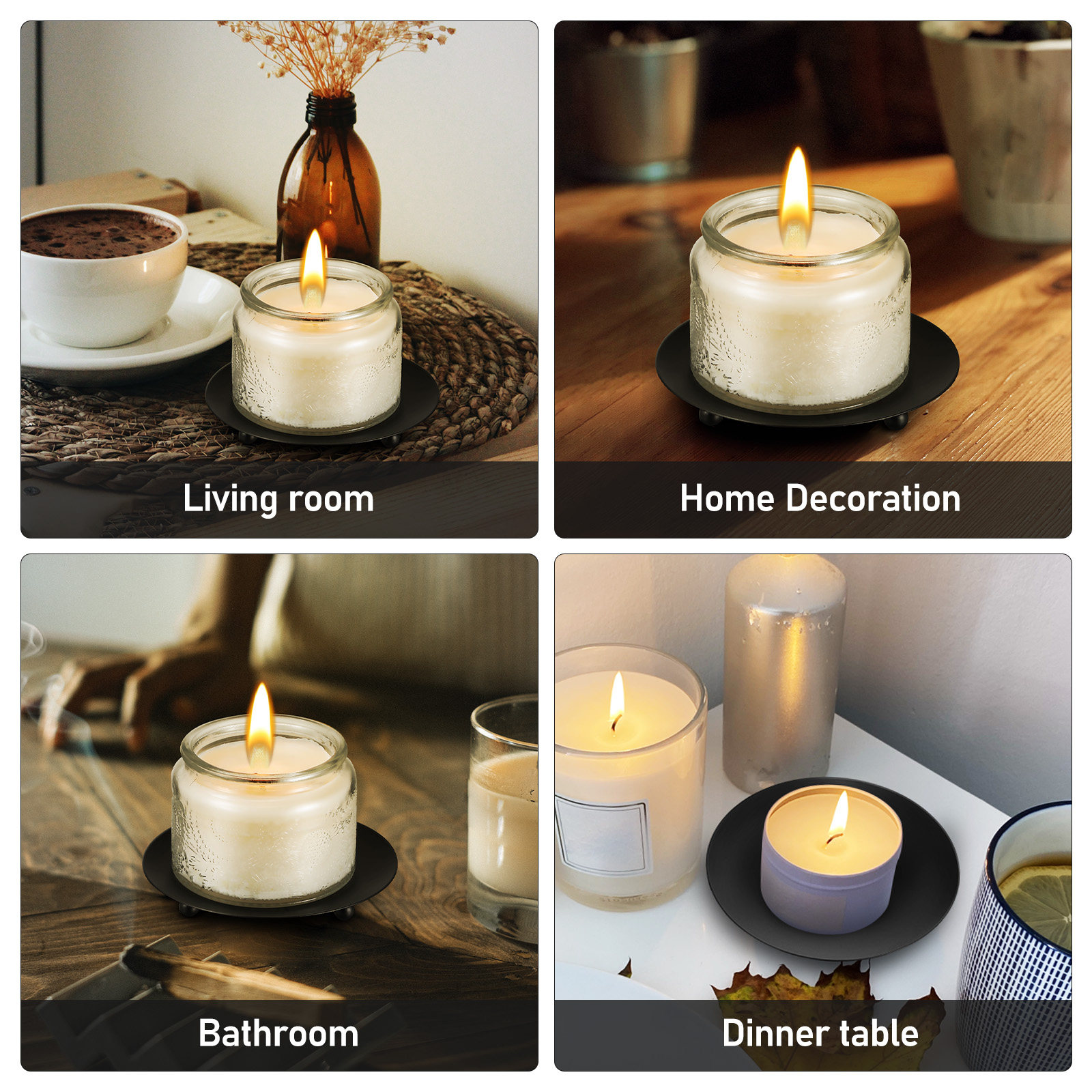 4Pcs Penyangga Besi Minimalis  - Coffee Tea Home ulasan dan harga