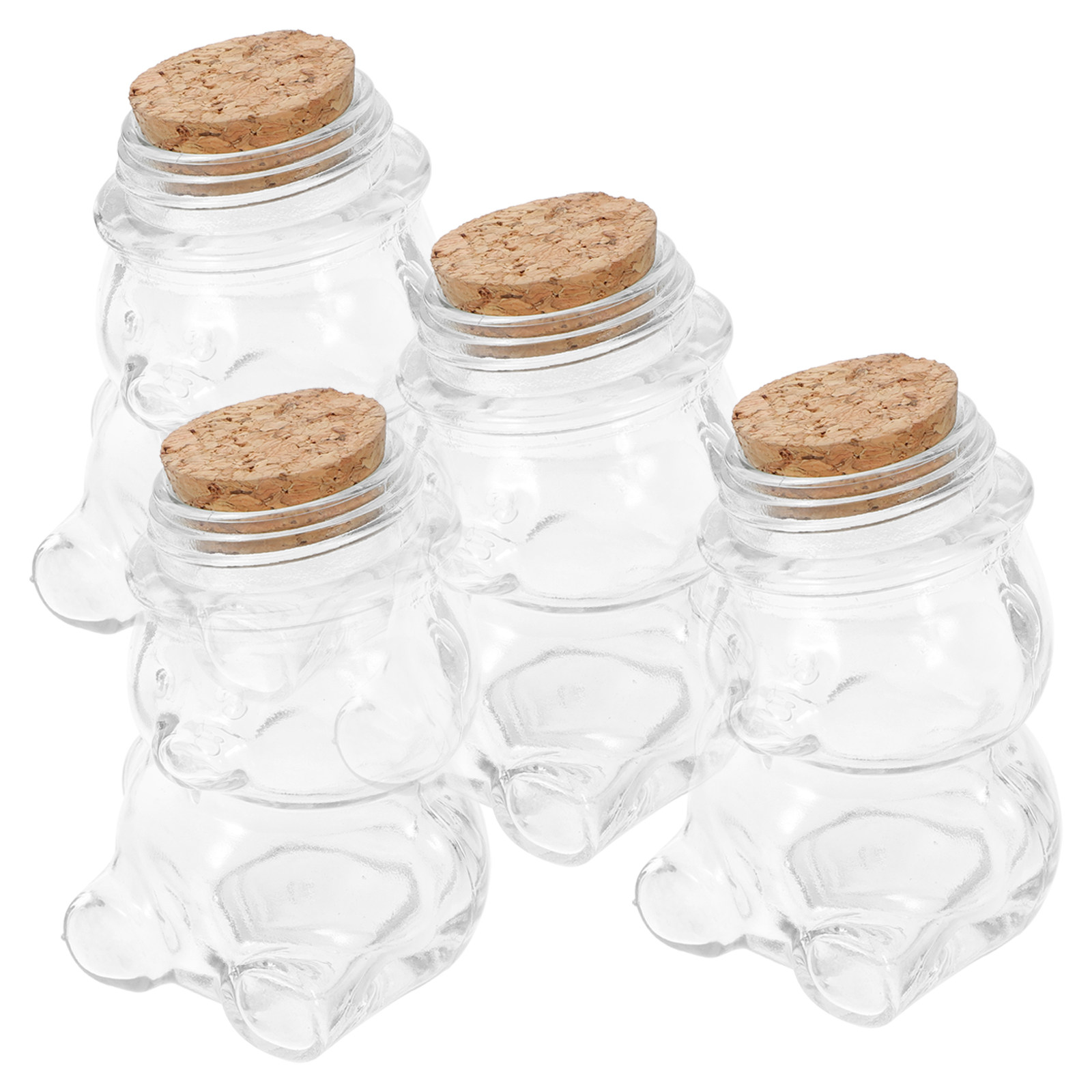 4 Buah Set Toples Permen Kaca  - Coffee Tea Jars ulasan dan harga
