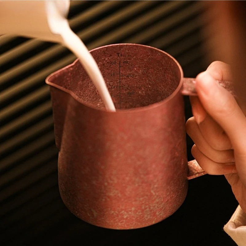 JUSTINLAU 600ml Pitcher Susu T - Barista Milk Jug ulasan dan harga