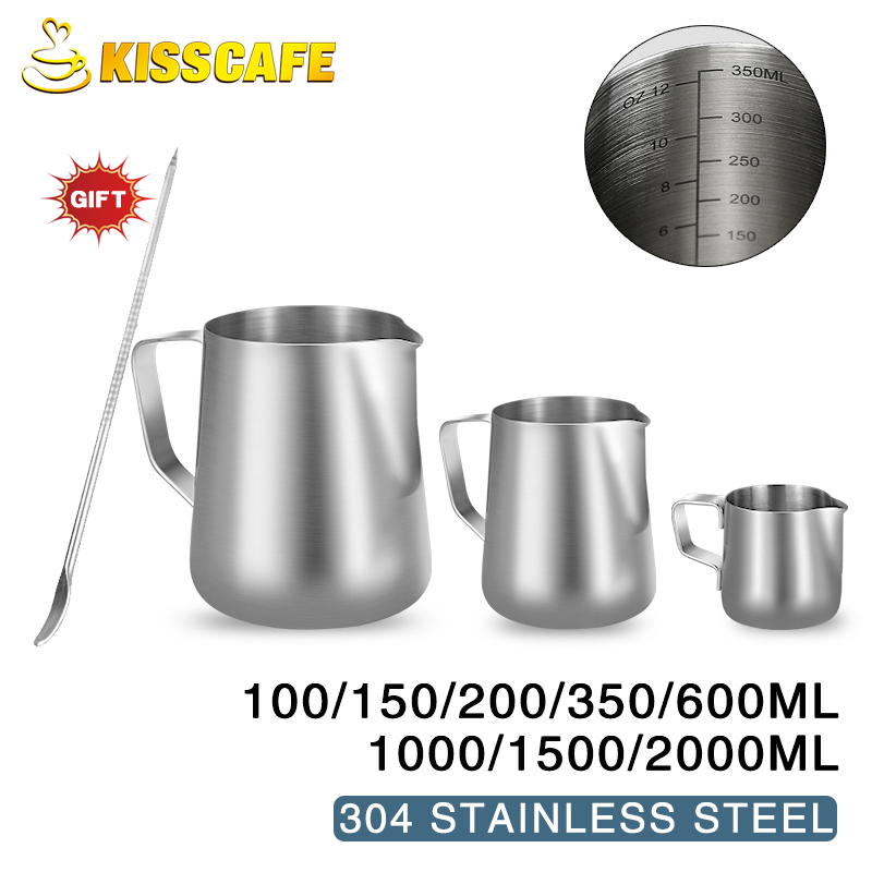 Teko susu Frother, wadah baja  - Barista Milk Jug ulasan dan harga