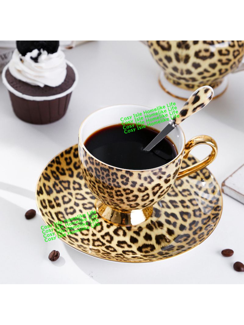 Cangkir kopi macan tutul Tiong - Coffee Tea Festival ulasan dan harga