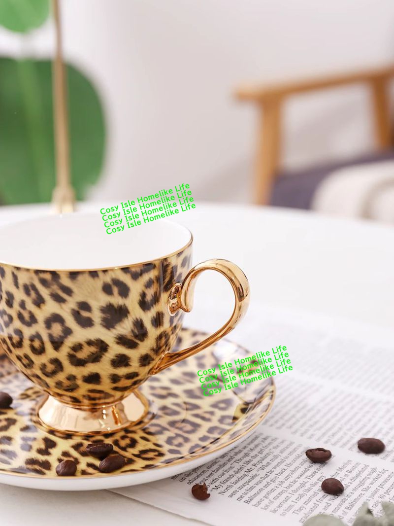 Cangkir kopi macan tutul Tiong - Coffee Tea Festival ulasan dan harga