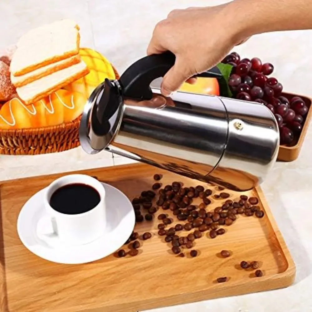 Pot Kopi Mocha Stainless Steel - Coffee Tea Home ulasan dan harga