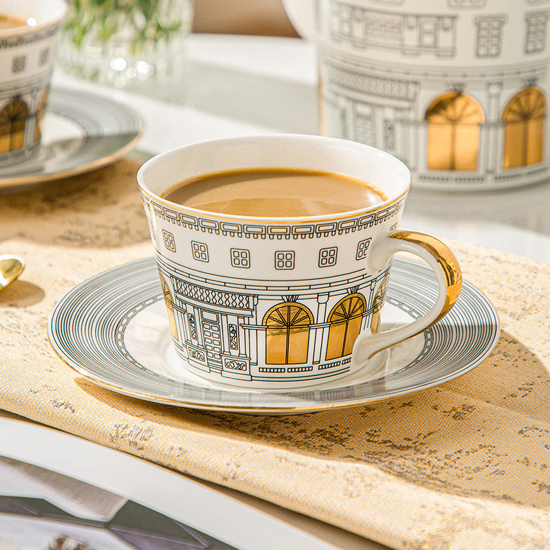 Cangkir arsitektur dan piring  - Espresso Cup Saucer ulasan dan harga