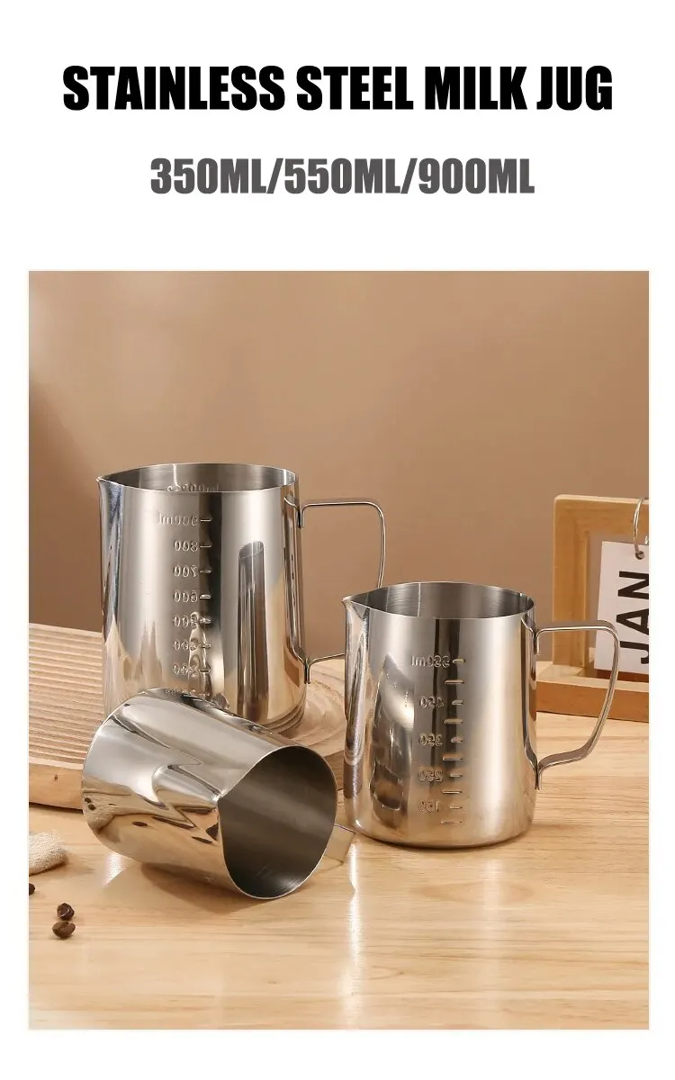 Jug Pembuat Busa Susu Stainles - Barista Milk Jug ulasan dan harga
