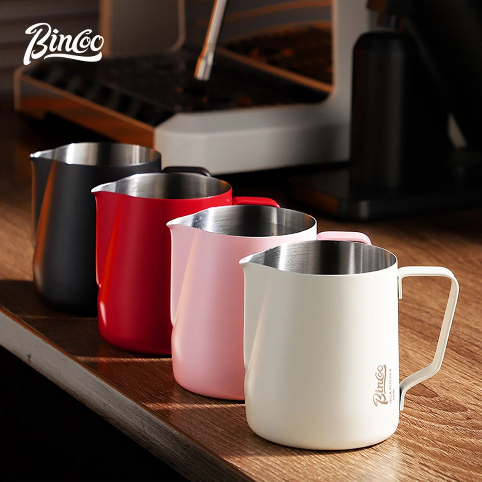 BINCOO 350/600ML Kendi Teko Bu - Barista Milk Jug ulasan dan harga