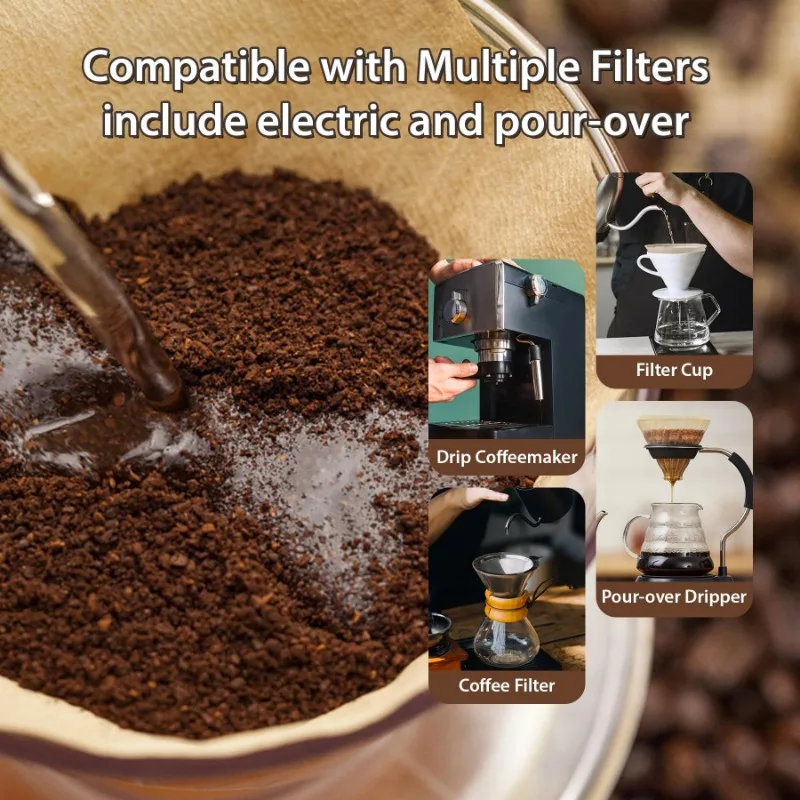 Filter Kerucut Wood Pulp 02 un - Coffee Tea Paper Cups ulasan dan harga